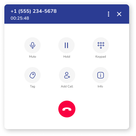 Customer's Details - Dialpad - Calling Popup
