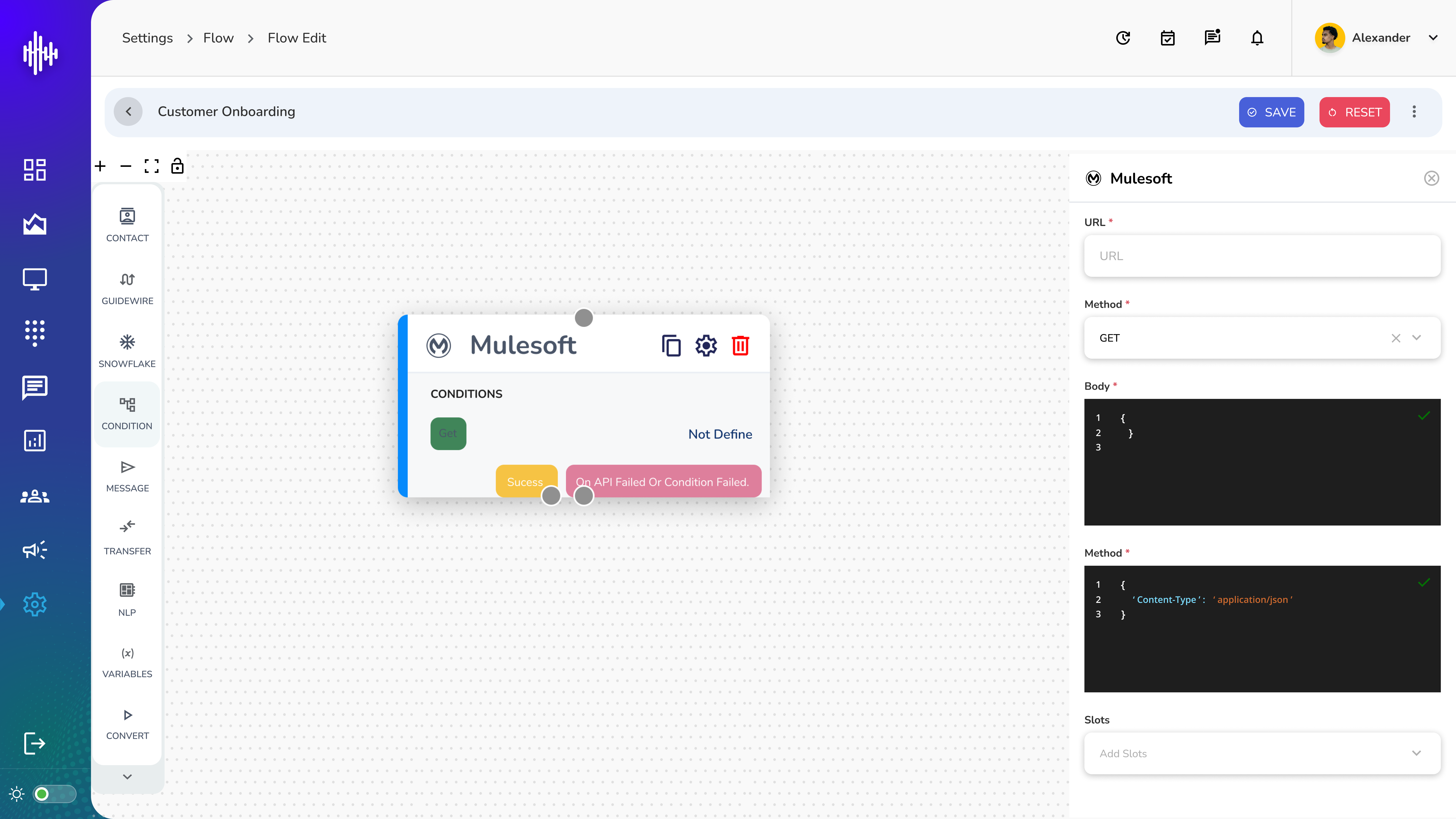 Configuration Interface